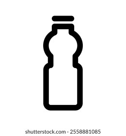 Bottle of water icon, beverage, drink, vector illustration