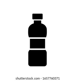 bottle water icon collection, trendy style