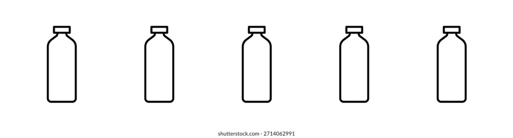 Bottle water icon design, logo, app, UI. Vector illustration, EPS