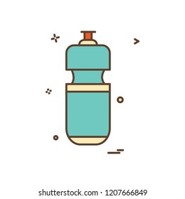 bottle water icon design vector