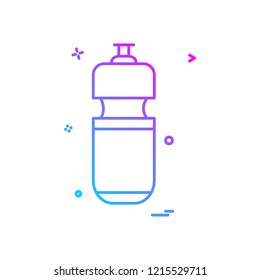 bottle water icon design vector