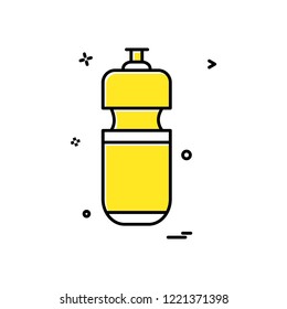 bottle water icon design vector