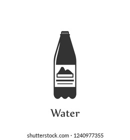 A bottle of water icon. Element of drink icon for mobile concept and web apps. Detailed A bottle of water icon can be used for web and mobile