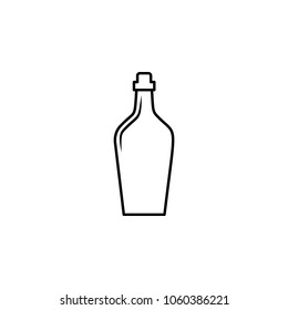 bottle of water icon. Element of bottle for mobile concept and web apps. Thin line icon for website design and development, app development. Premium icon on white background