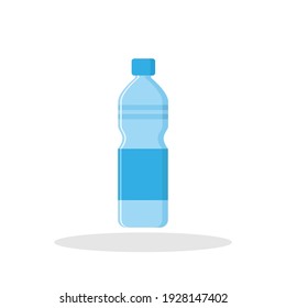 Bottle of water icon in flat style. Water symbol for your web site design, logo, app, UI Vector EPS 10.