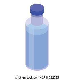 Bottle of water icon. Isometric of bottle of water vector icon for web design isolated on white background