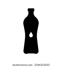 Bottle of water icon set. Vector illustration.