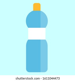Bottle of water icon in trendy flat style. Vector illustration.