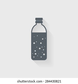 Bottle of water icon - Vector