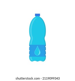 Bottle of water icon. Vector illustration.