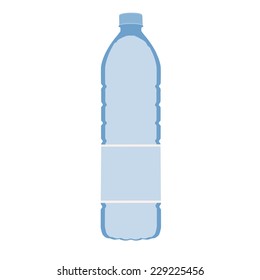 Bottle water, water bottle isolated, drinking water, bottle water vector