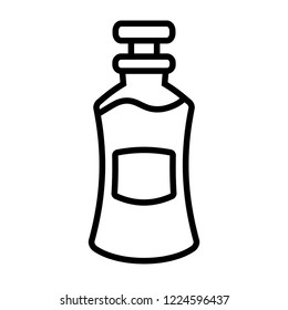 bottle of water isolated icon