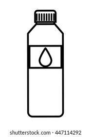 bottle water isolated icon design, vector illustration  graphic 