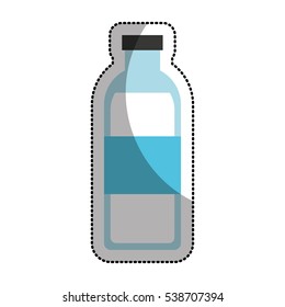 bottle water isolated icon vector illustration design