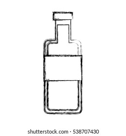 bottle water isolated icon vector illustration design