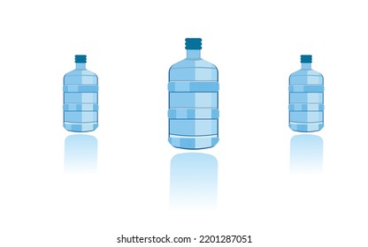  bottle of water isolated on white