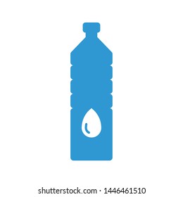 Bottle of water logo template vector icon design