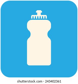 Bottle water, modern flat icon