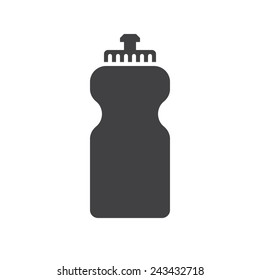 Bottle water, modern flat icon