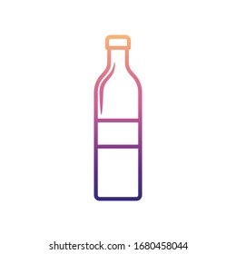 icono del nolan de botella de agua. Línea delgada simple, vector de contorno de iconos BOTTLE para ui y ux, sitio web o aplicación móvil