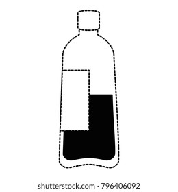 bottle water plastic icon