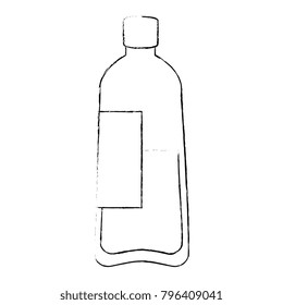bottle water plastic icon