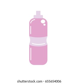 bottle of water to reshness in the gym