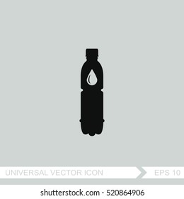 A Bottle Of Water - Vector Icon.