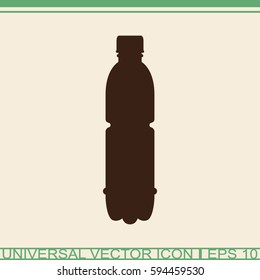 A bottle of water - vector icon.