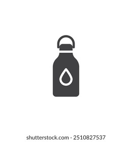 Bottle of water vector icon. filled flat sign for mobile concept and web design. Water Bottle glyph icon. Symbol, logo illustration. Vector graphics