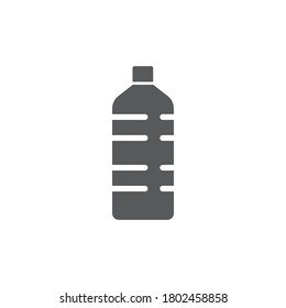 Bottle of water vector icon symbol isolated on white background