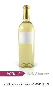 bottle of white wine