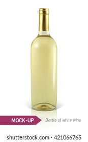 bottle of white wine