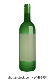 A bottle of white wine