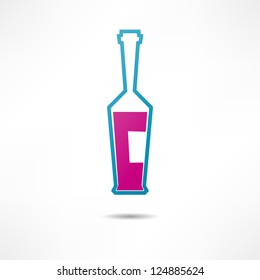 A bottle of wine
