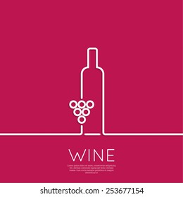 Bottle of wine.