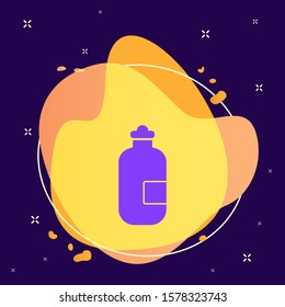 Bottle, wine, drink abstract vector icon. Element of kitchen for mobile concept and web apps illustration. Thin flat icon for website design and development