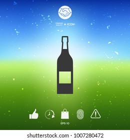 Bottle of wine icon