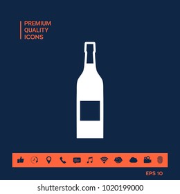 Bottle of wine icon