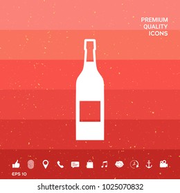 Bottle of wine icon