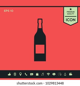 Bottle of wine icon