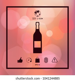 Bottle of wine icon