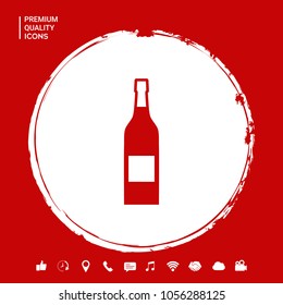 Bottle of wine icon