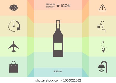 Bottle of wine icon