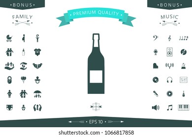 Bottle of wine icon