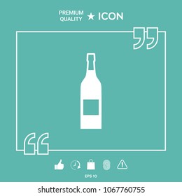 Bottle of wine icon
