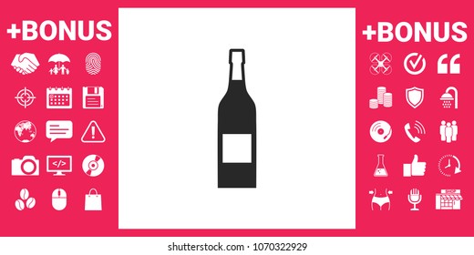 Bottle of wine icon