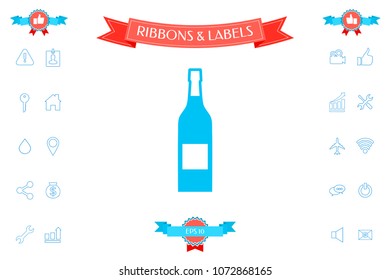 Bottle of wine icon