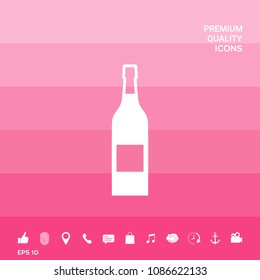 Bottle of wine icon