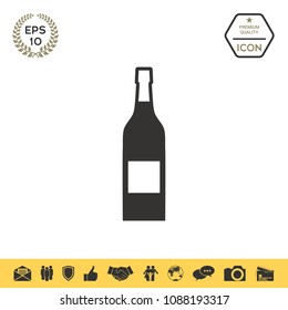 Bottle of wine icon